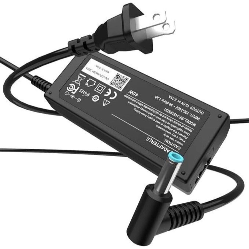 45W Laptop Charger Compatible with HP Pavilion Laptop Smart Blue Tip NIB